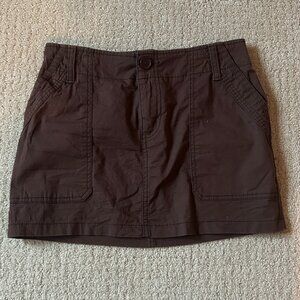 Wild Fable Brown Cargo Skirt
